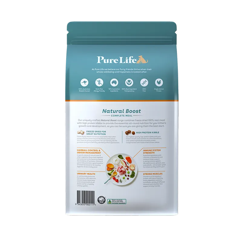 Pure Life - Natural Boost Chicken Kitten Food