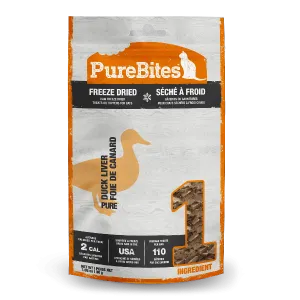PureBites Freeze Dried Duck Liver Cat Treat, 30g