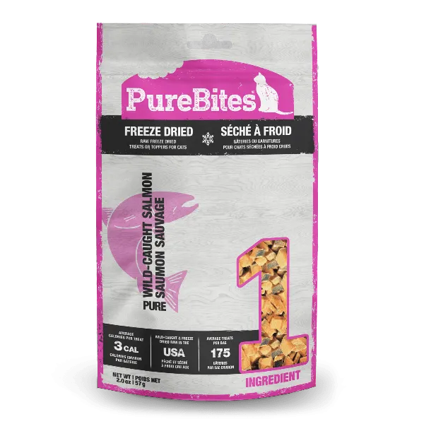 PureBites Freeze Dried Wild Salmon Cat Treats