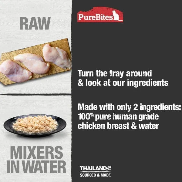 PureBites Mixers for Cats; Chicken Breast