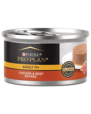 Purina Pro Plan Adult 11  Chicken & Beef Entre Classic Canned Cat Food