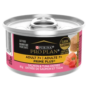 Purina Pro Plan Adult 7  Prime Plus Salmon & Tuna Entree Canned Cat Food, 85g