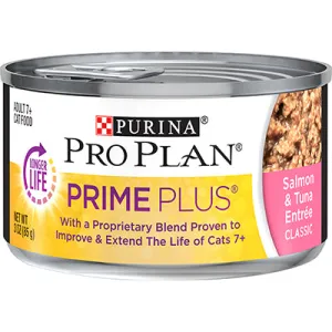 Purina Pro Plan Adult 7  Salmon & Tuna Entre Classic Canned Cat Food