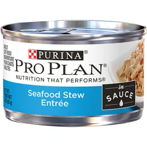 Purina Pro Plan Adult Seafood Stew Entre In Sauce Canned Cat Food