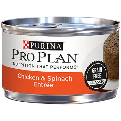 Purina Pro Plan Chicken & Spinach Entre Grain Free Classic Canned Cat Food