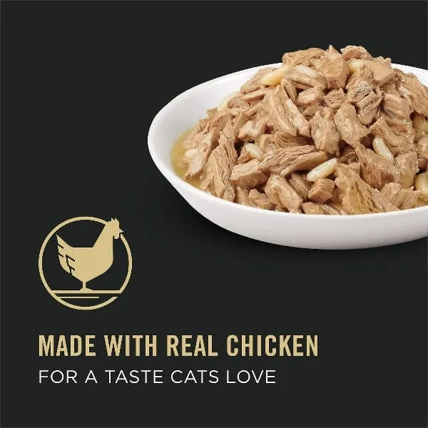 Purina Pro Plan Complete Essentials Chicken & Rice Entre in Gravy Canned Cat Food, 85g