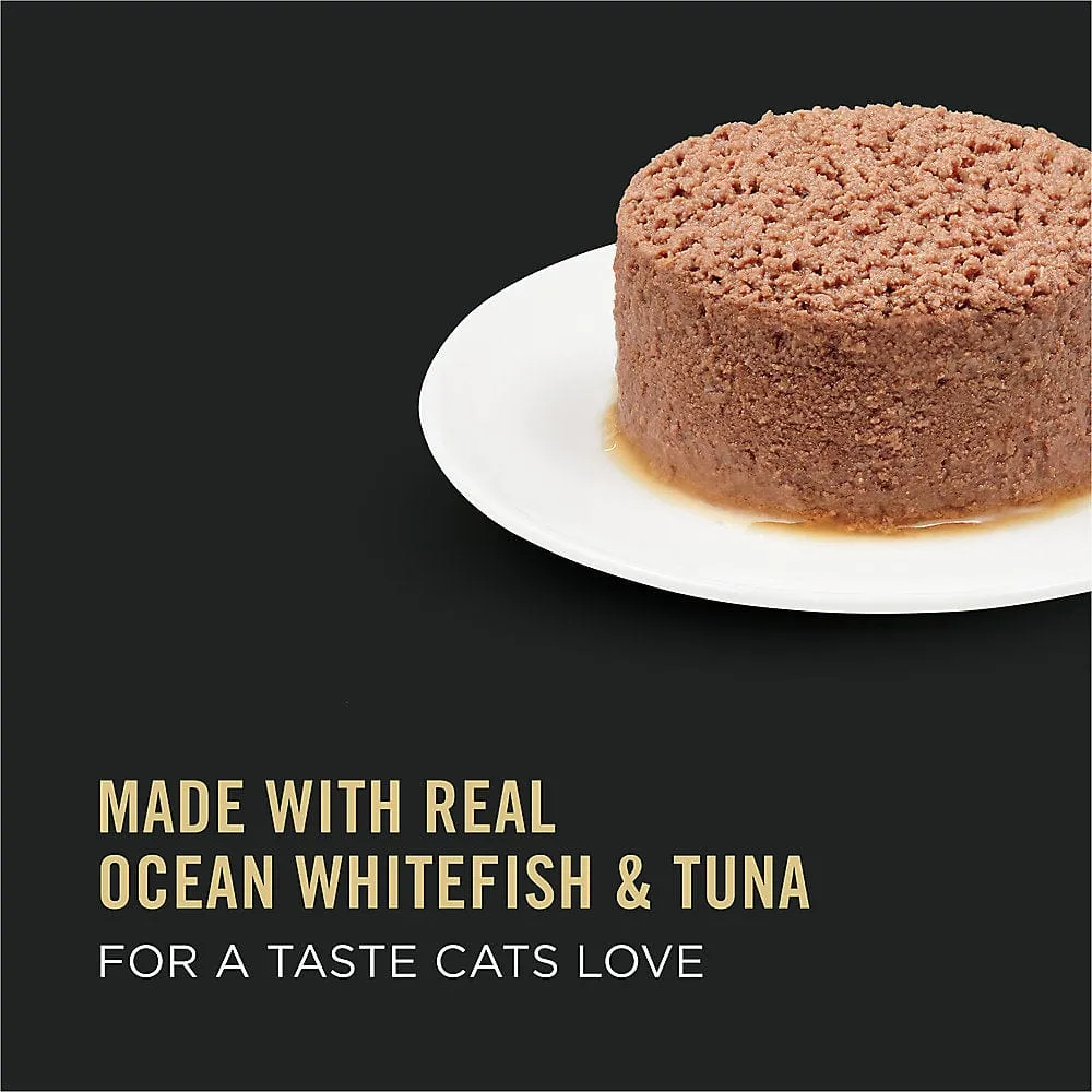 Purina Pro Plan Complete Essentials Ocean Whitefish & Tuna Entree Canned Cat Food, 156g