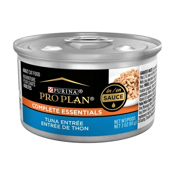 Purina Pro Plan Complete Essentials Tuna Entre in Sauce Canned Cat Food, 85g