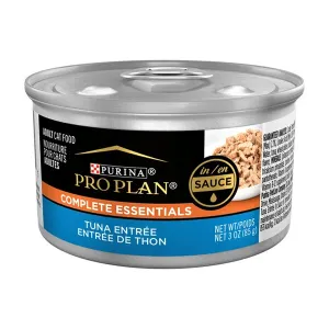 Purina Pro Plan Complete Essentials Tuna Entre in Sauce Canned Cat Food, 85g