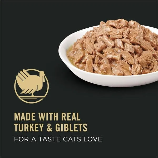 Purina Pro Plan Complete Essentials Turkey & Giblets Entree Canned Cat Food, 156g