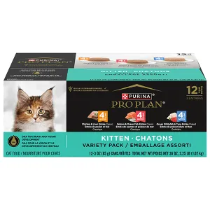 Purina Pro Plan Focus Kitten Canned Food Variety Pack