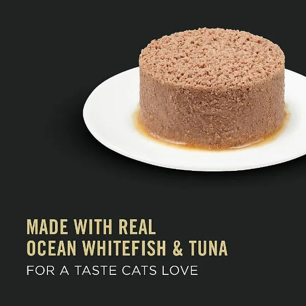 Purina Pro Plan Hairball Ocean Whitefish & Tuna Entre in Gravy Canned Cat Food, 85g