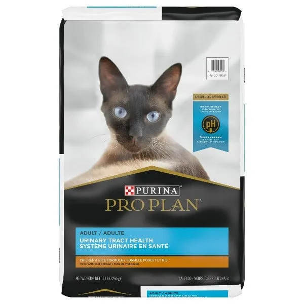 Purina Pro Plan Urinary Tract Health Chicken & Rice Formula Adult Dry Cat Food