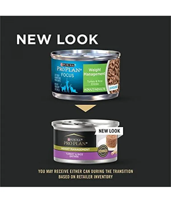 Purina Pro Plan Weight Management Turkey & Rice Entre Wet Cat Food