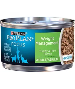 Purina Pro Plan Weight Management Turkey & Rice Entre Wet Cat Food