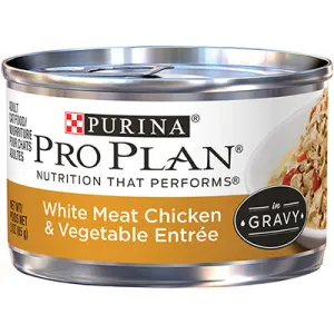 Purina Pro Plan White Meat Chicken & Vegetable Entre in Gravy