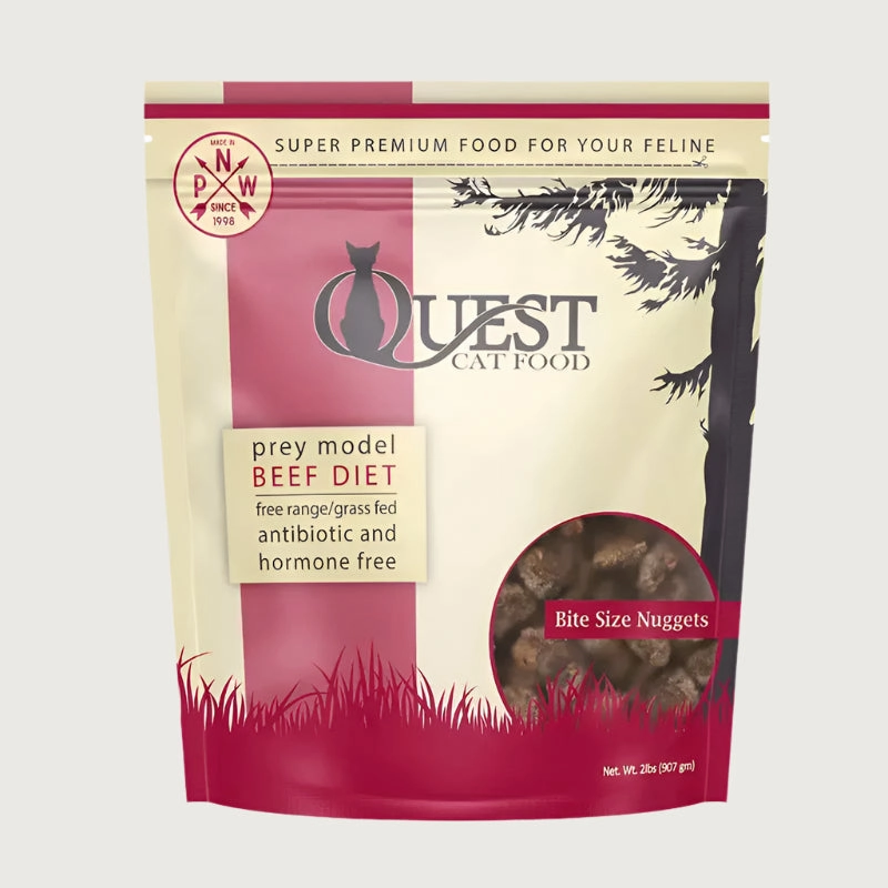 QUEST Frozen Raw Beef Recipe for Cats