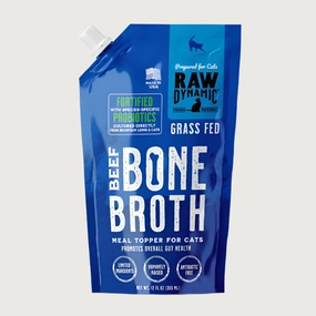 RAW DYNAMIC Frozen Grass Fed Beef Bone Broth for Cats