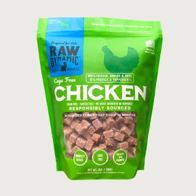 RAW DYNAMIC Frozen Raw Cage Free Chicken Recipe for Cats