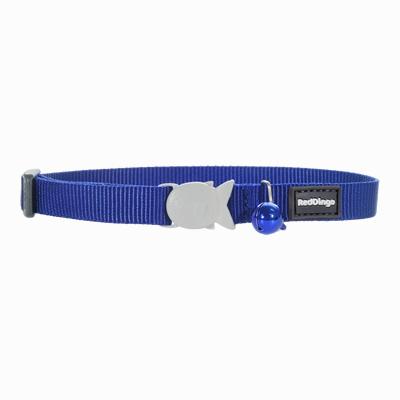 Red Dingo Cat Collar Classic Blue