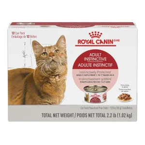 Royal Canin Adult Instinctive Thin Slices in Gravy Canned Cat Food 12 Pack