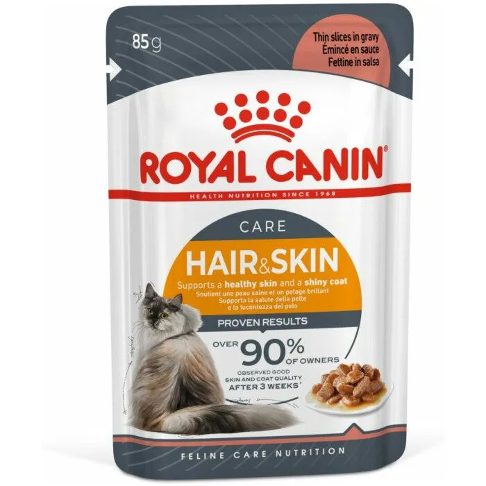 Royal Canin - Care Hair & Skin Wet Food in Gravy 85g