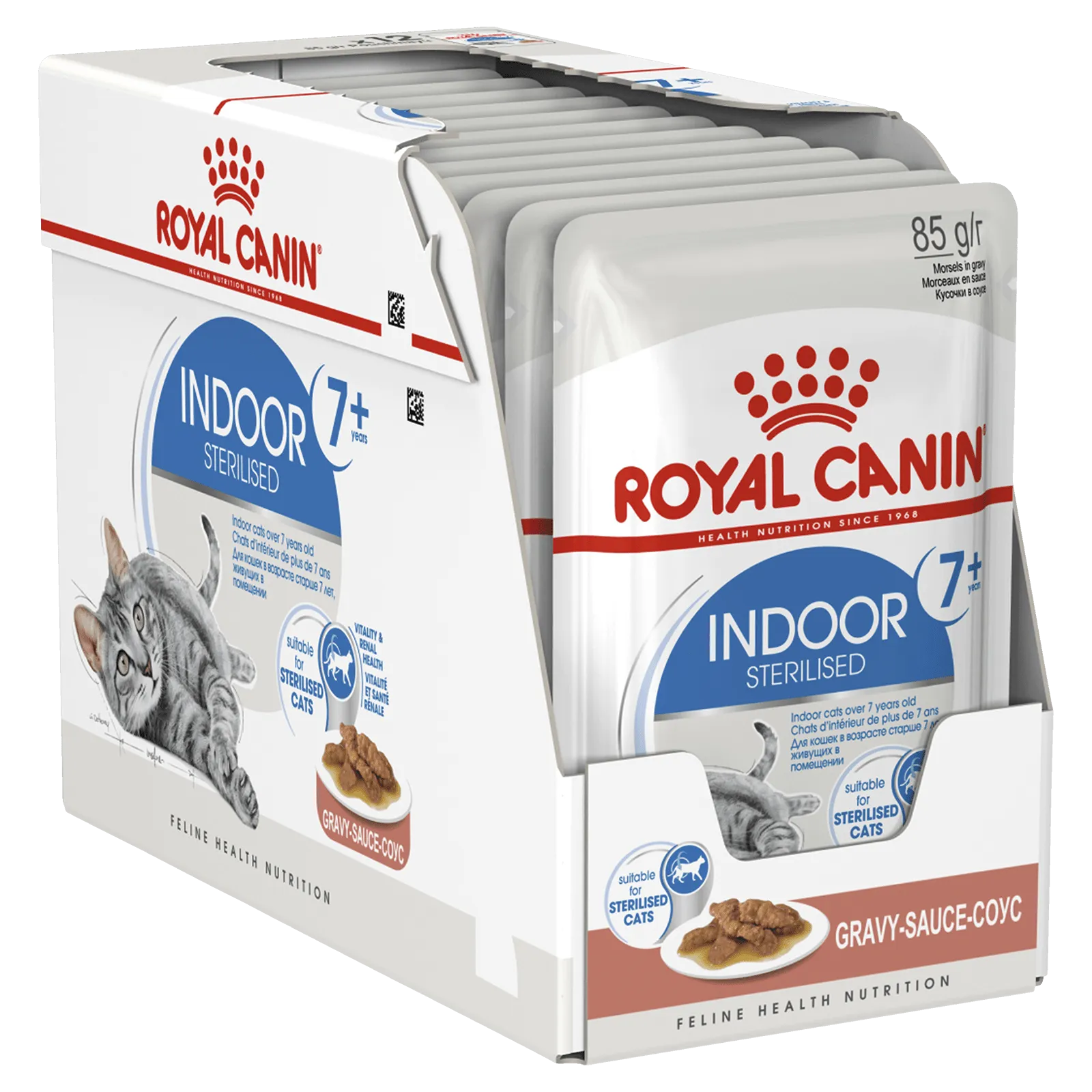 Royal Canin Cat Food Pouch Adult 7  Indoor