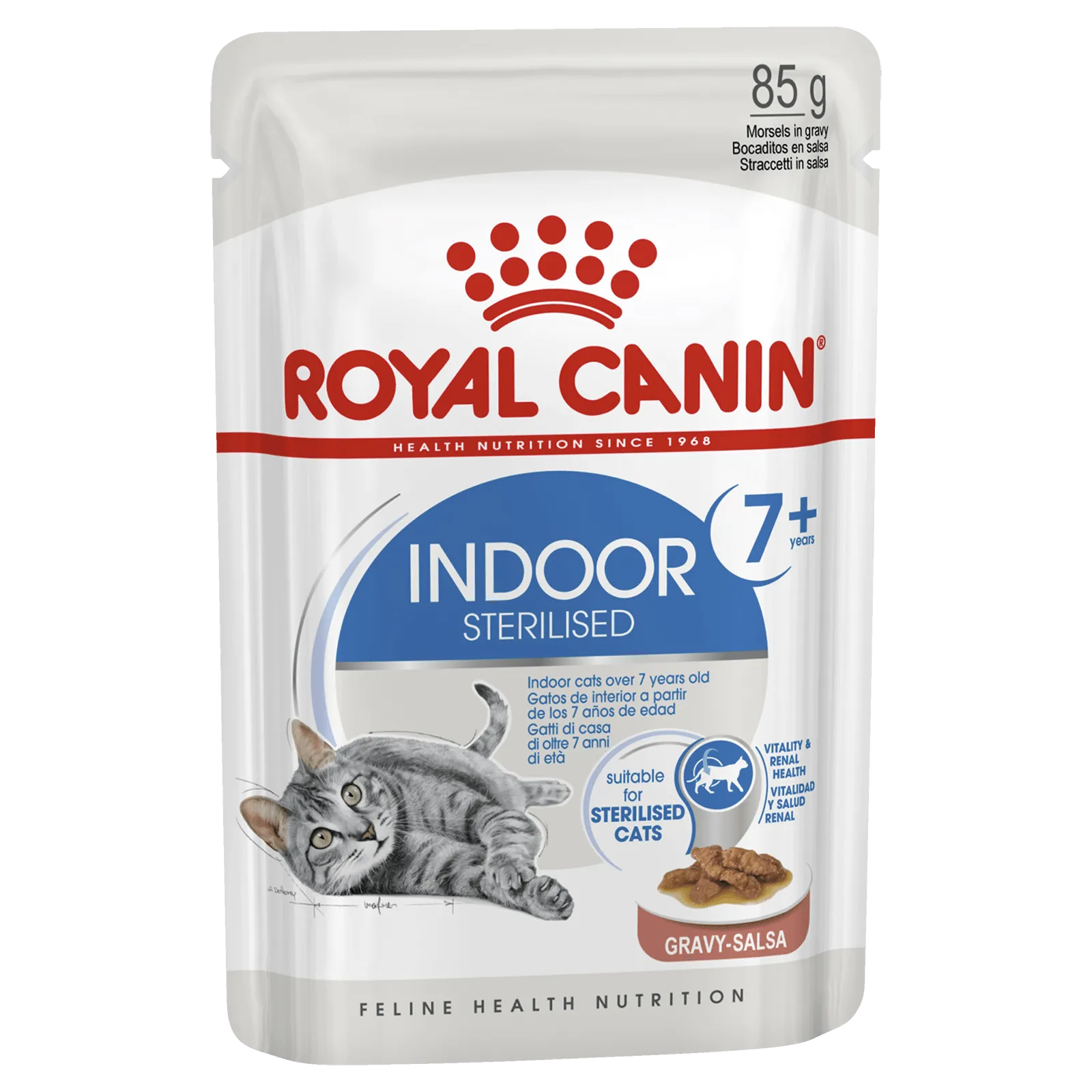 Royal Canin Cat Food Pouch Adult 7  Indoor