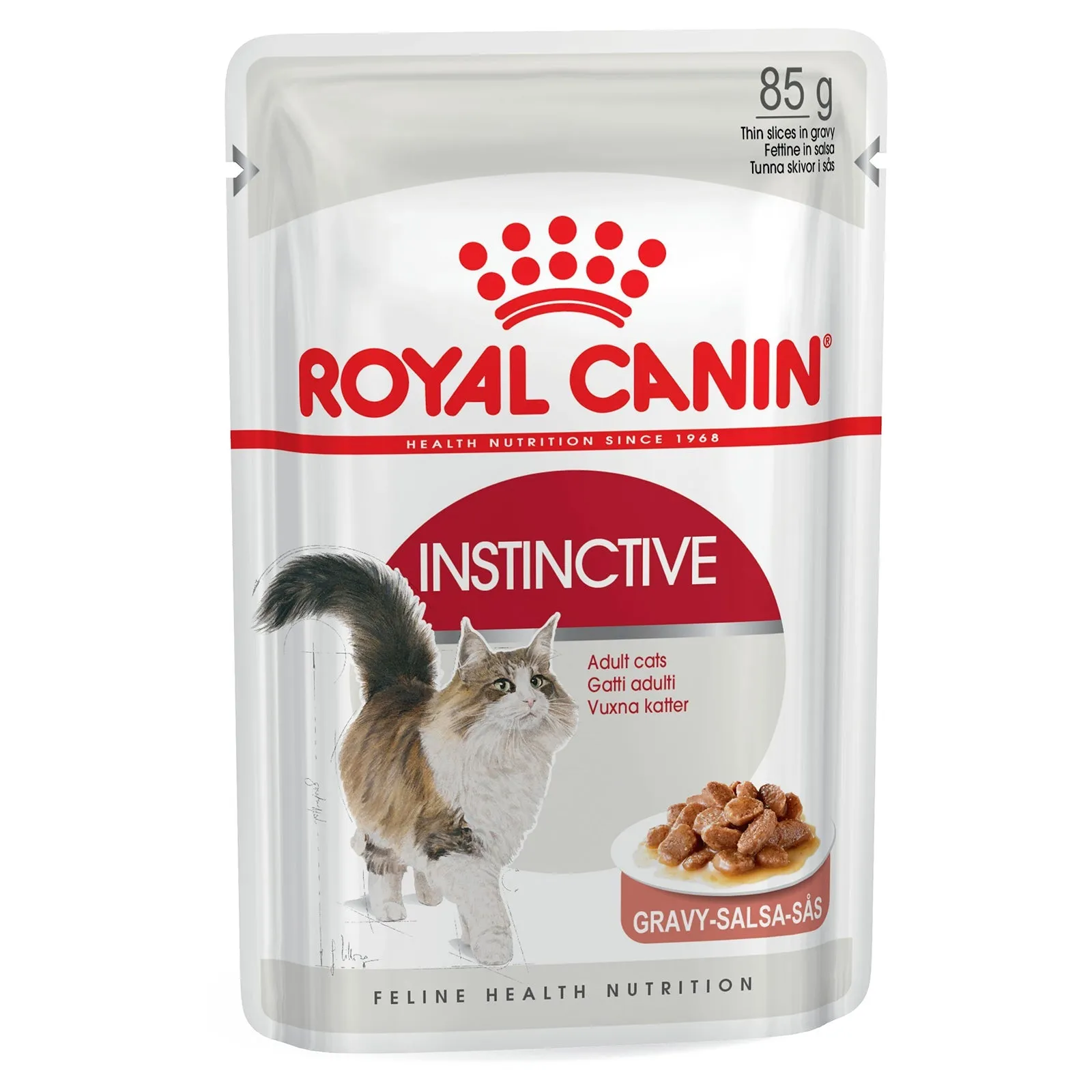 Royal Canin Cat Food Pouch Adult Instinctive in Gravy