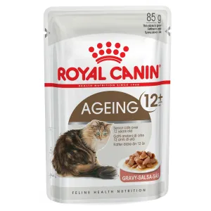 Royal Canin Cat Food Pouch Ageing 12  Gravy