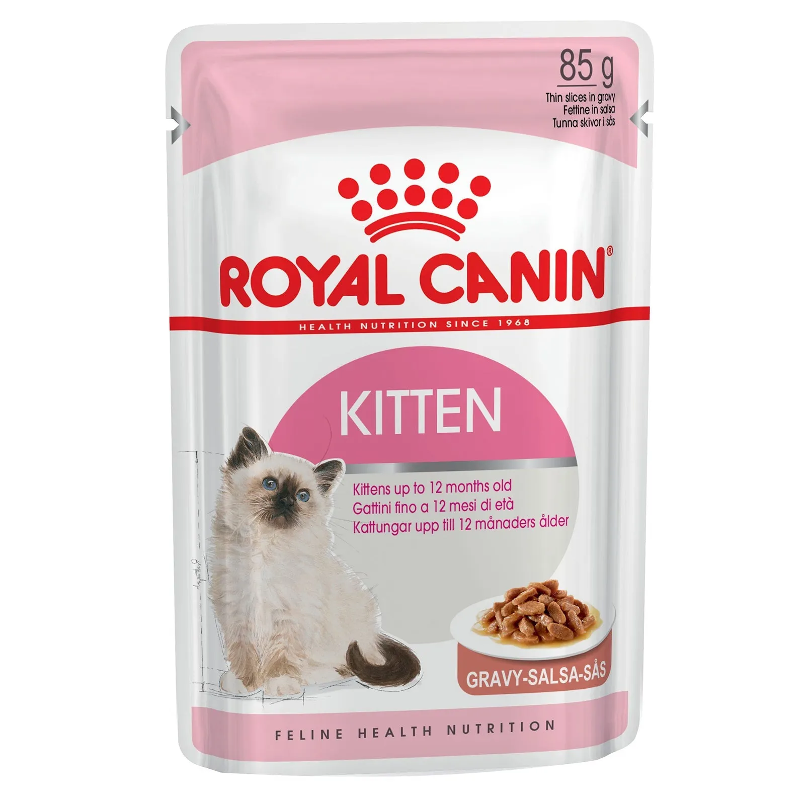 Royal Canin Cat Food Pouch Kitten in Gravy