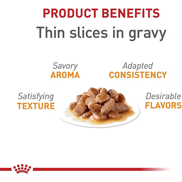 Royal Canin Hair & Skin Care Thin Slices in Gravy Canned Cat Food, 85g