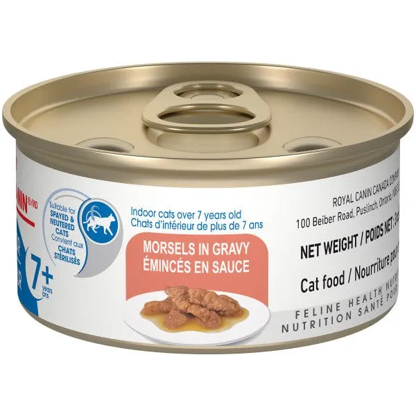 Royal Canin Indoor 7  Morsels in Gravy Canned Cat Food, 85g
