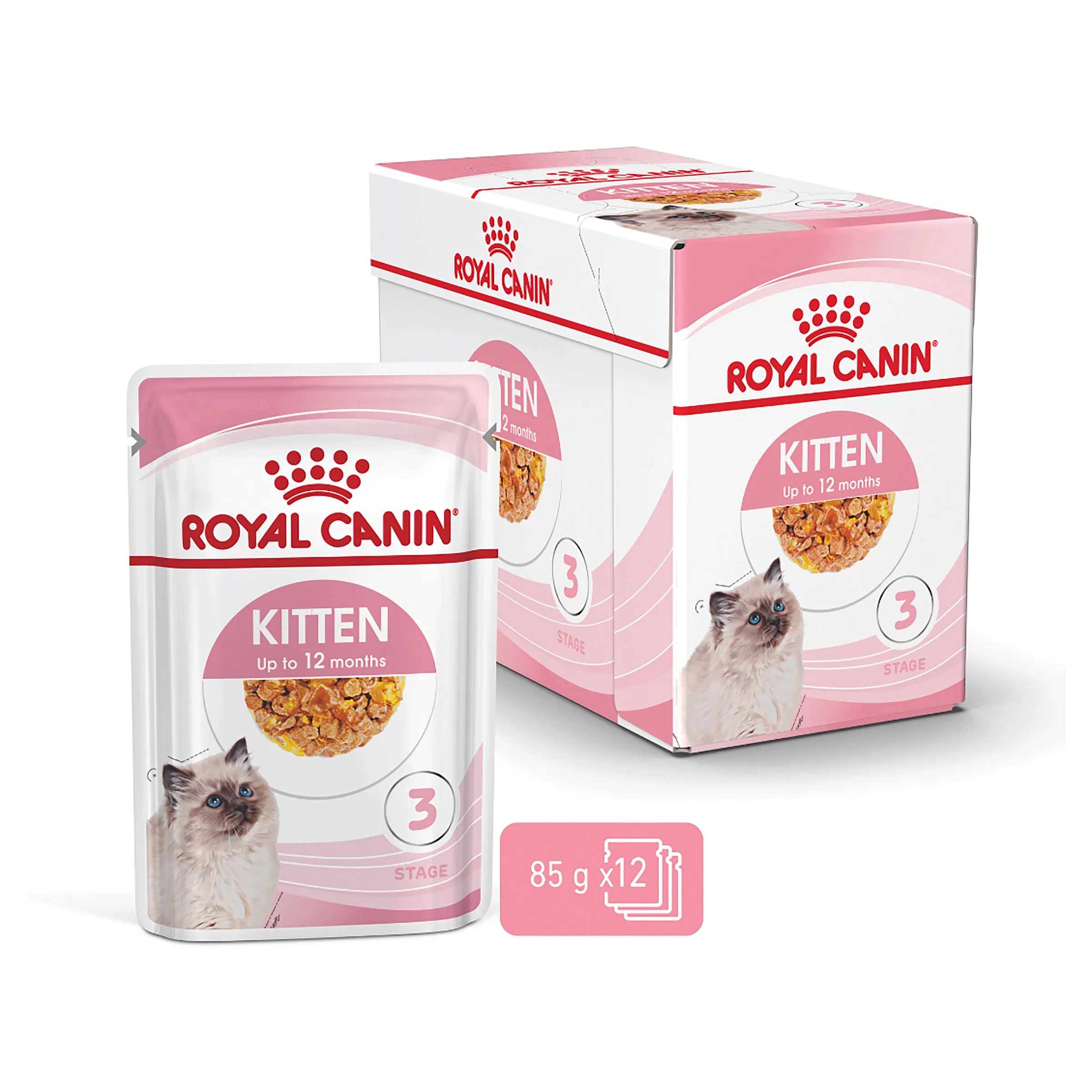 Royal Canin - Kitten in Jelly Cat Wet Food (85g x 12pk)