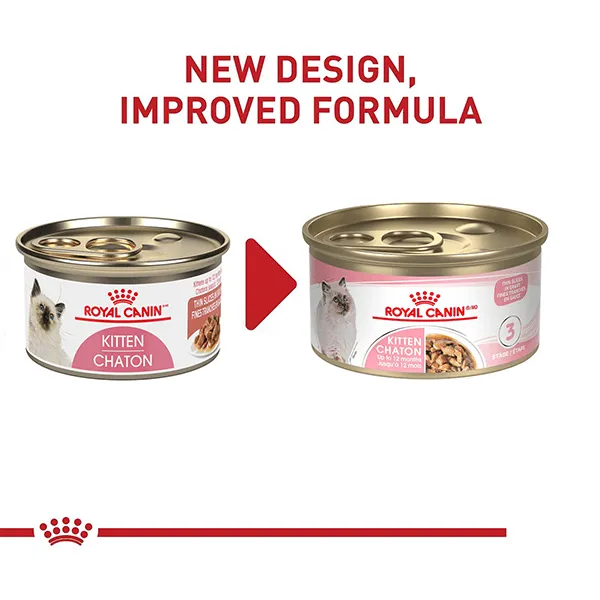 Royal Canin Kitten Thin Slices in Gravy Canned Cat Food, 85g