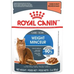 Royal Canin Weight Care Chunks in Gravy Adult Cat Food Pouch