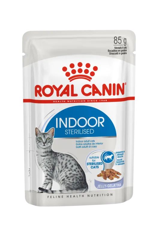 Royal Canin Wet Food - Indoor in Jelly (85G Pouch)