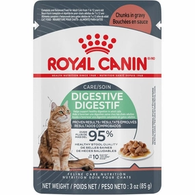 Royal Canin Digestive Care Chunks in Gravy Cat Food Pouch