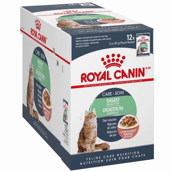 Royal Canin Digestive Care Chunks in Gravy Cat Food Pouch