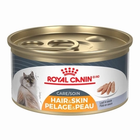 Royal Canin Hair & Skin Care Loaf in Sauce Canned Cat Food