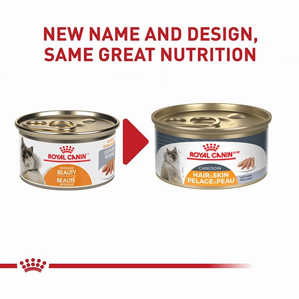 Royal Canin Hair & Skin Care Loaf in Sauce Canned Cat Food