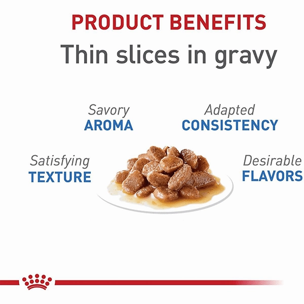 Royal Canin Weight Care Thin Slices in Gravy Canned Cat Food, 85g
