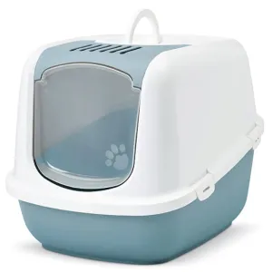 Savic Nestor Jumbo Toilet Home for Cats (Bluestone)