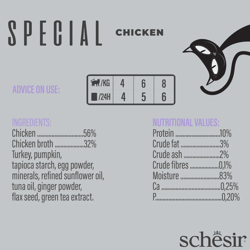 Schesir Cat Pouch Special Mousse Light Chicken 70g