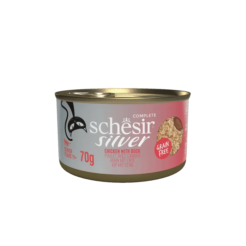 Schesir Cat Silver Chicken With Duck 70g