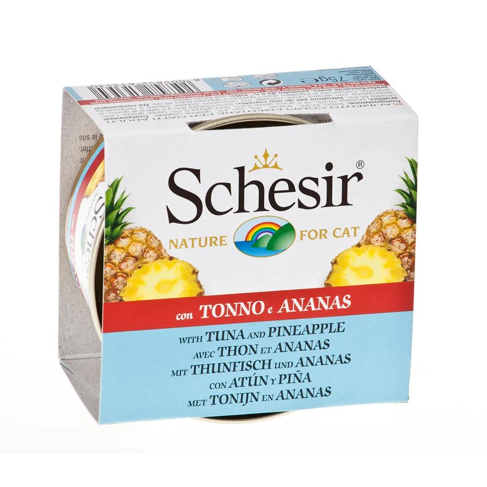 Schesir Nature Tuna with Pineapple For Cat 75g