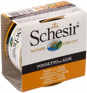 Schesir Tuna Entre with Aloe in Jelly Adult Wet Cat Food