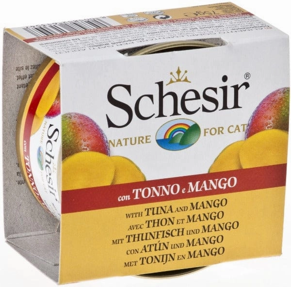 Schesir Tuna Entre with Mango & Rice Natural Style Adult Wet Cat Food