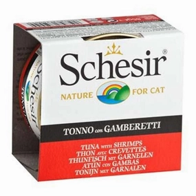 Schesir Tuna Entre with Shrimps in Jelly Adult Wet Cat Food
