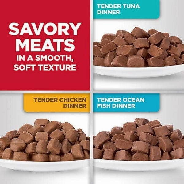 Science Diet Adult Tender Dinner Cat Food Pouch Variety Pack